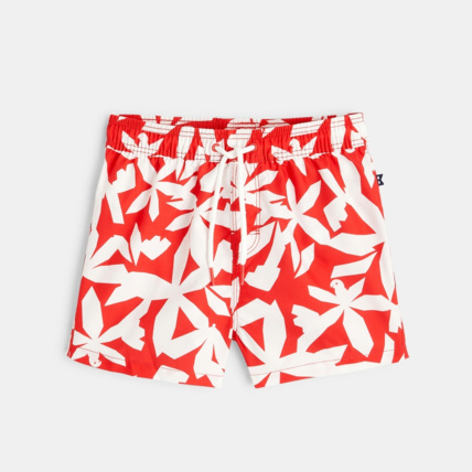 Avis Short de bain imprimé rouge garçon OKAIDI 1