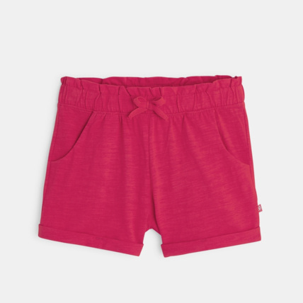 Avis Short en jersey uni rose fille OKAIDI 1
