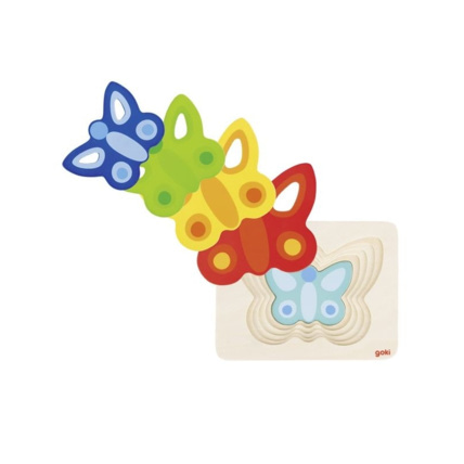 Avis Puzzle à couches Papillons GOKI 1