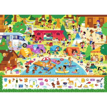 Avis Puzzle Au camping (Cherche et trouve) - de 6 ans RAVENSBURGER 2