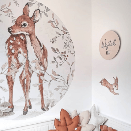 Avis Grand sticker rond - Biche Dekornik 1