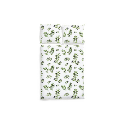Avis Housse de couette en satin de coton - Olives Mon Lit Cabane 4