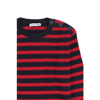 Avis Pull marin "Briac" Kids - laine - Navire/Braise ARMOR-LUX 2