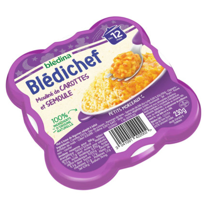 Avis BLEDICHEF Mouliné de carottes et semoule Blédina 2