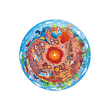 Avis Puzzle circulaire centre de la Terre HAPE 1