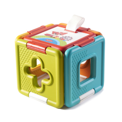 Avis Cube 2en1 Trieur de formes et puzzle Tiny Love 1