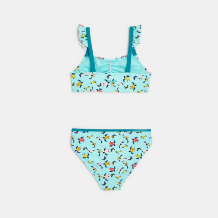 Avis Maillot de bain 2 pièces bleu fille OKAIDI 3
