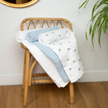 Avis Drap housse couffin ovale, Bleuet Sevira Kids 3