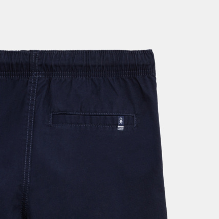 Avis Bermuda slim en toile unie bleu garçon OKAIDI 4