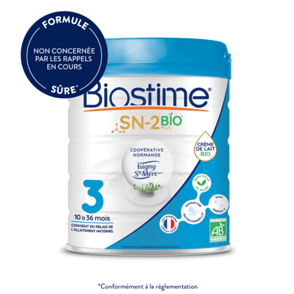 Avis Lait de Croissance 3ème âge Biostime 1