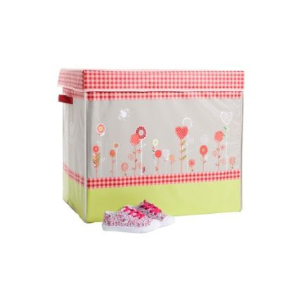 Avis Coffre souple de rangement chambre fille theme coccifleurs  Vertbaudet 1