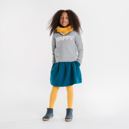 Avis Pull à message gris fille OKAIDI 1
