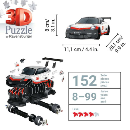 Avis Puzzle Porsche 911 GT3 Cup - de 8 ans RAVENSBURGER 5