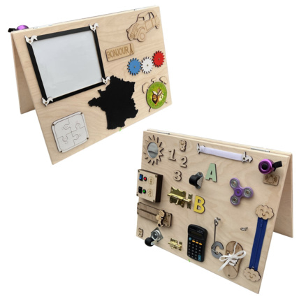 Avis Tableau d'activité et d'éveil busy board autoportant EDEN BB-BOOM 1