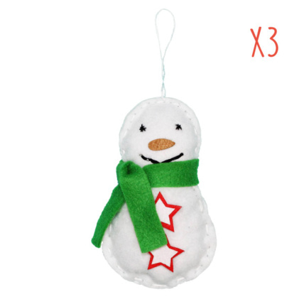 Avis Kit à Coudre En Feutrine Bonhommes De Neige - Boonty LOOLIPO 1