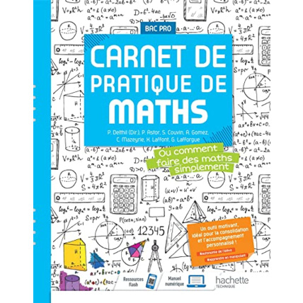 Avis Cahier de Maths Bac Pro - Cahier de consolidation - Éd. 2021 Hachette Éducation 1
