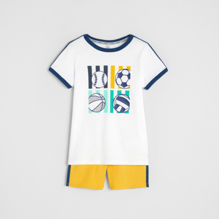 Avis Pyjama short 2 pièces jaune garçon OKAIDI 1