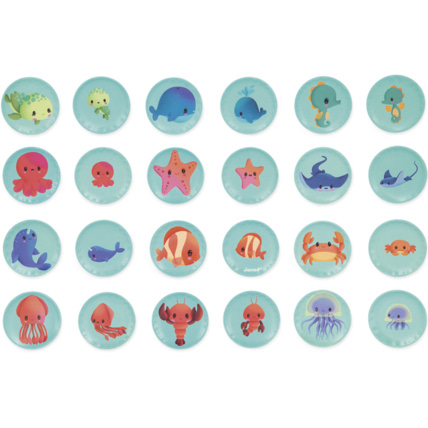 Avis Jeu de bain Memo mes bébés animaux JANOD 1