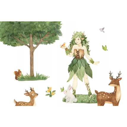 Avis Stickers fée de la forêt et faons Mon Lit Cabane 1
