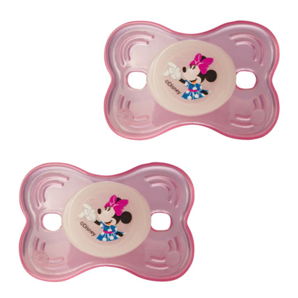 Avis Lot de 2 sucettes nuit Disney Minnie Pink Girl DISNEY BABY 1