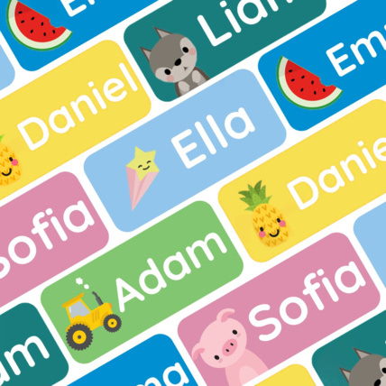 Avis 56 étiquettes autocollantes personnalisées My Nametags 1