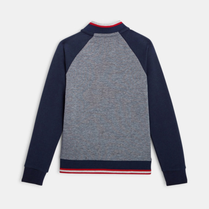 Avis Sweat-shirt zippé turquoise garçon OKAIDI 3