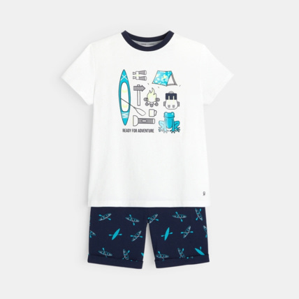 Avis Pyjama short vacances blanc garçon OKAIDI 2