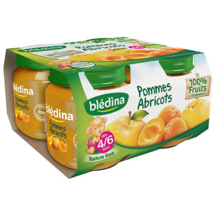 Avis Pot Pommes Abricots 4x130g Blédina 1