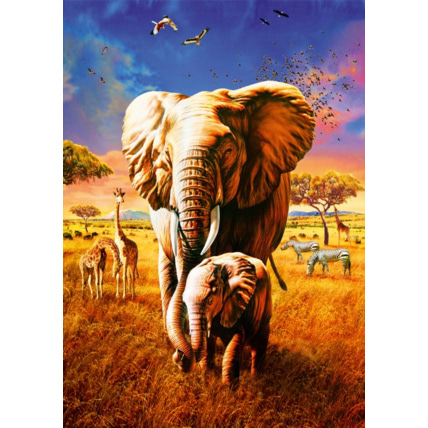 Avis Puzzle Elephant BLUEBIRD PUZZLE 1