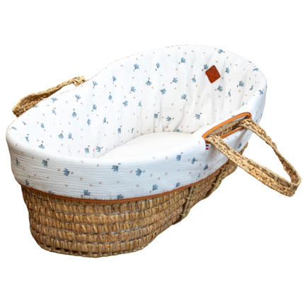 Avis Habillage de couffin en gaze de coton, Bleuet Sevira Kids 1