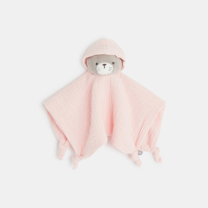 Avis Doudou plat chat en lange de coton OBAÏBI 1