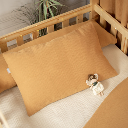 Avis Housse en gaze de coton pour traversin plat, Jeanne Sevira Kids 5