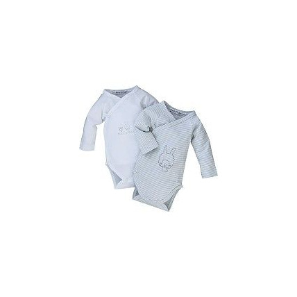 Avis Lot de 2 bodies uni et rayé SUCRE D'ORGE 1