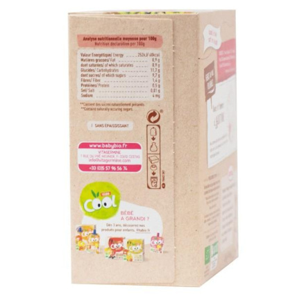 Avis Petits pots Mes Fruits Gourdes Kiwi Mangue Lait de Coco Babybio 2