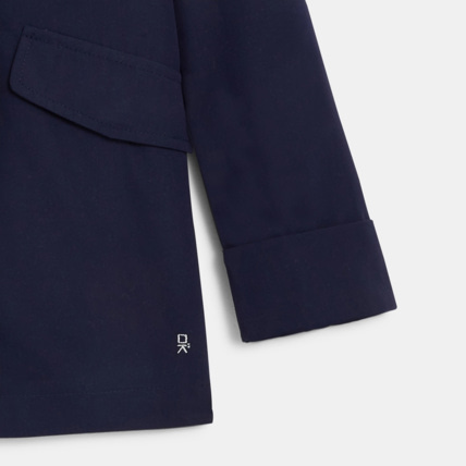 Avis Trench déperlant à capuche bleu fille OKAIDI 5