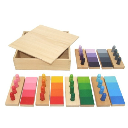 Avis Tri de dégradés de couleurs ambiance montessori 1