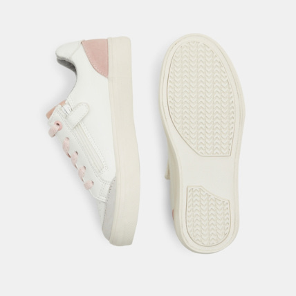 Avis Tennis mix matières languette irisée blanches fille OKAIDI 3