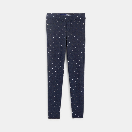 Avis Jeggings chauds à pois blancs fille OKAIDI 2