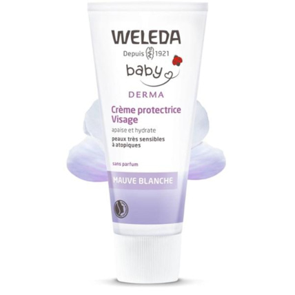 Avis Crème protectrice visage à la mauve blanche Weleda 1