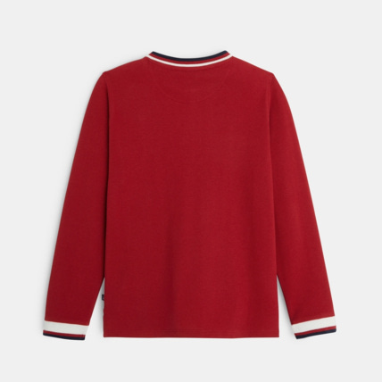 Avis T-shirt manches longues à écusson rouge garçon OKAIDI 4