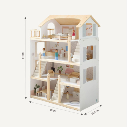 Avis Grande maison de poupées en bois Blanche Petite Amélie 4