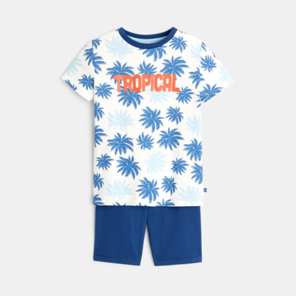 Avis Pyjama 2 pièces en jersey bleu garçon OKAIDI 1