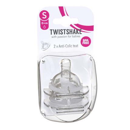Avis Lot de 2 tétines anti-colique en silicone ultra souple TWISTSHAKE 1