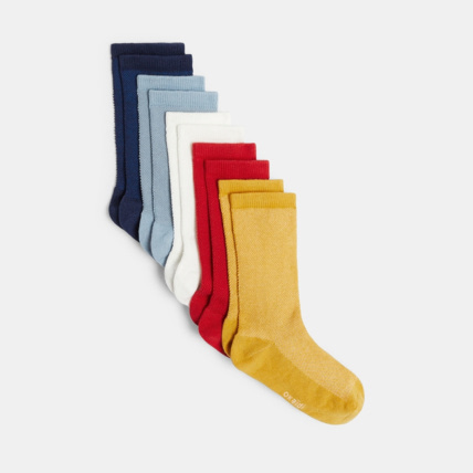 Avis Chaussettes unies (lot de 5) rouges garçon OKAIDI 1