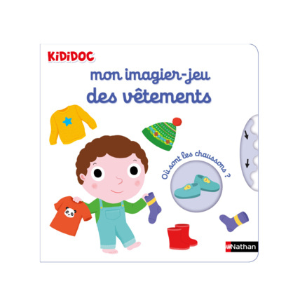 Avis Livre Mon imagier Jeu des vêtements - Kididoc NATHAN 1