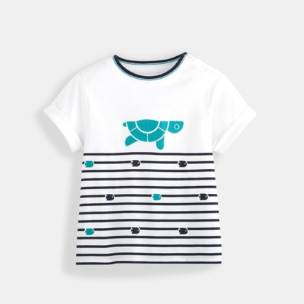 Avis T-shirt à motif marin OBAÏBI 1