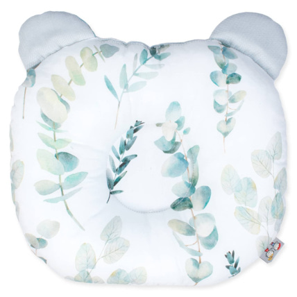 Avis Coussin anti-tête plate réversible en velvet, Eucalyptus Sevira Kids 1
