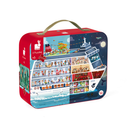Avis Valisette ronde 2 puzzle Bateau de croisieres JANOD 1