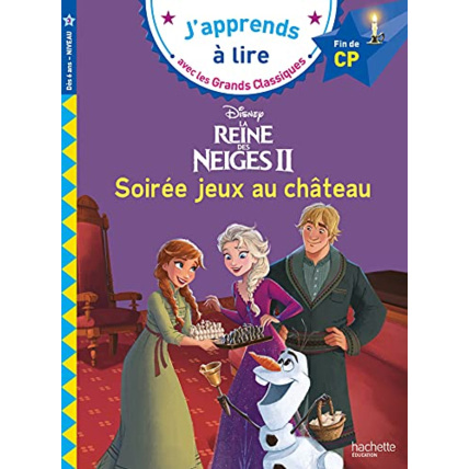 Avis Disney - Reine des neiges, Soirée jeux au château CP niveau 3 Hachette Éducation 1
