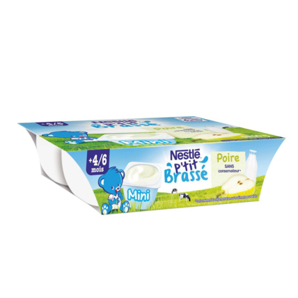 Avis Mini Brassé Poire P'tit Brassé (6x60g) NESTLÉ 1